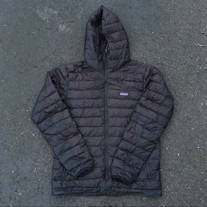 Patagonia Wornwear Nano Puffer Hooded Jacket Black Mens M